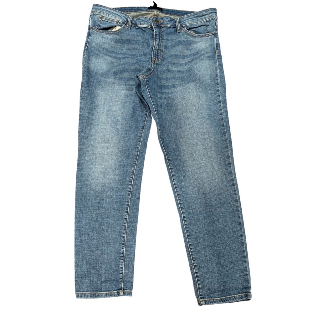 FRYE Straight Leg Stretch Denim Blue Jeans Med Wash Wmns Plus Sz 16/XXL Western